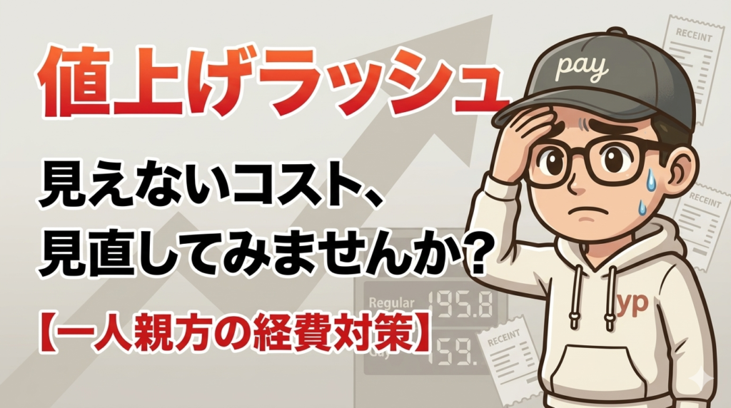 値上げラッシュで苦しい職人へ｜今すぐ見直せる「見えないコスト」