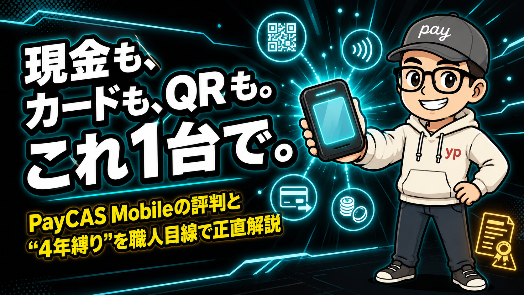PayCAS Mobileの評判と4年縛りを職人目線で正直解説