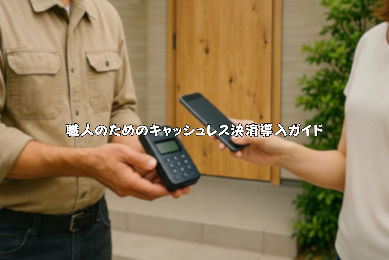 職人のためのキャッシュレス決済導入ガイド｜現場でスマホ決済を受け付ける職人